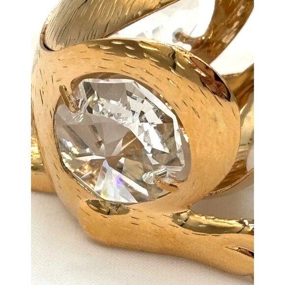 Swarovski Crystal Temptations 24K Plated Gold Dog Crystal Figurine Ornament NWT - Picture 13 of 16